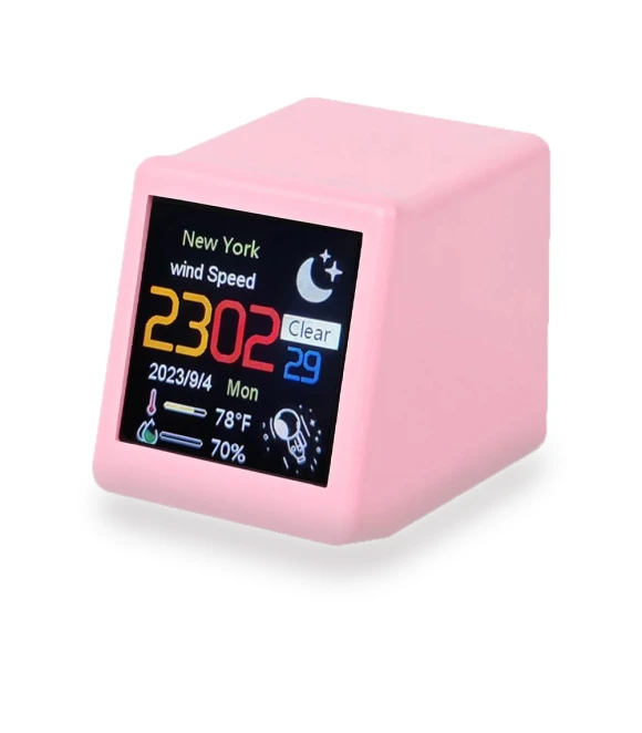 Smart WiFi Weather Station Clock — Weather Monitoring Clocks, Happy Home Mall