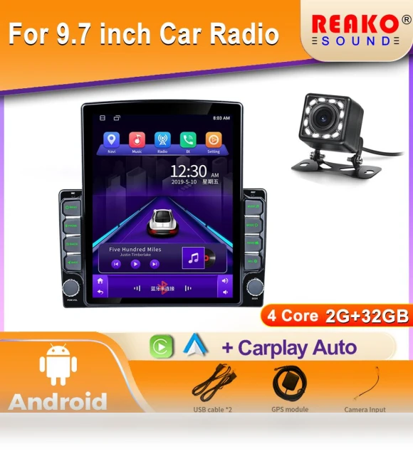 Universal 1 Din Android Touchscreen Multimedia Player — Stereo Receivers, Reakosound