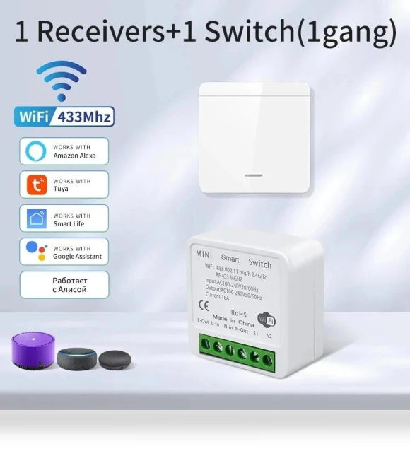 WiFi Smart Switch — Smart Home Modules, Rainbow Rain