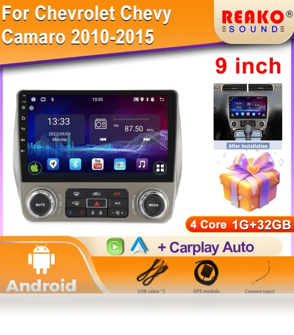 Android Car Stereo for Chevrolet Camaro — Stereo Receivers, Reakosound