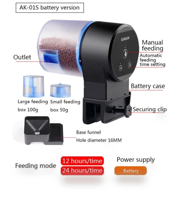 Automatic Fish Feeder — Feeders, Sunsun