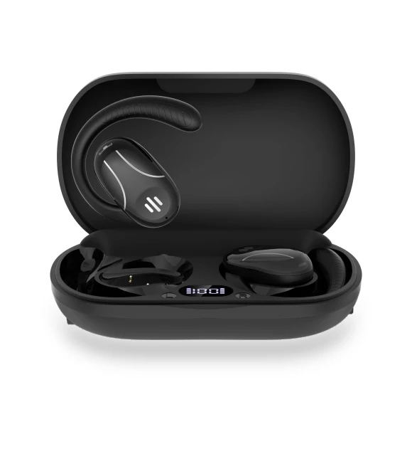 Bluetooth Headphones with Rotating Hook — Over-Ear Headphones, QUEED