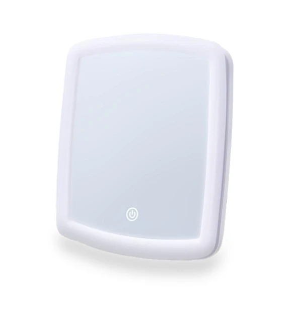 LED Vanity Mirror with Touch Screen — Handheld, Vinde Home