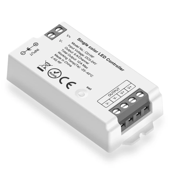 Mini 2.4 GHz LED Strip Controller — Remote Controls, AE Selection