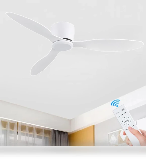 Modern Fan with Quiet DC Motor — Ceiling Fans, Seahorse Home
