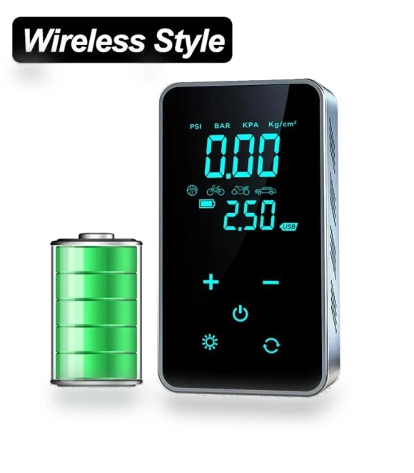 Portable Digital Touch Air Compressor — Tire Inflation Solutions, Homeware Essentials