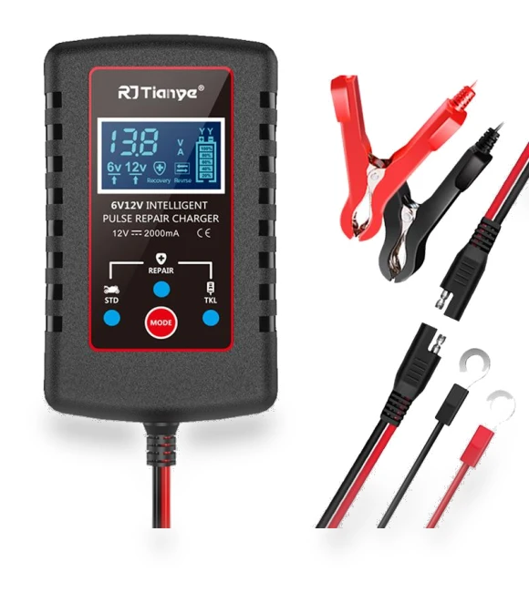Smart Automatic Motorcycle Battery Charger — Battery Chargers, Rustic Elegance House