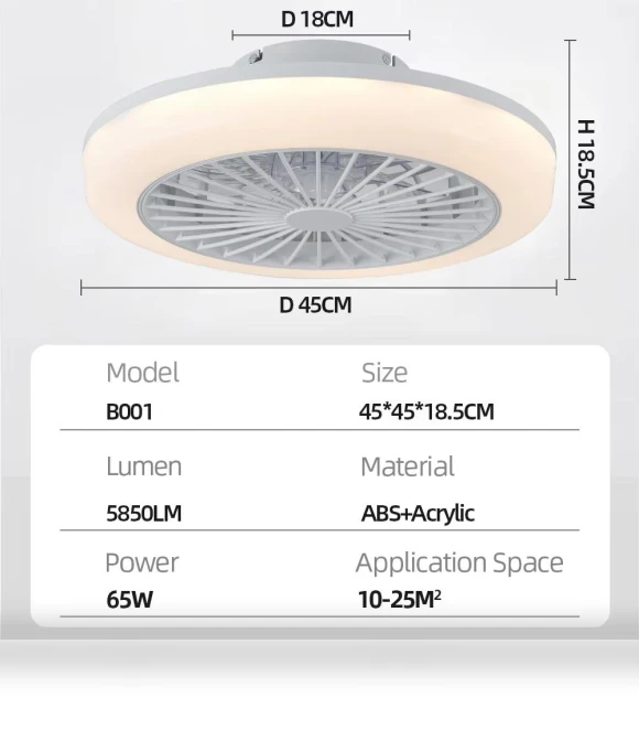 Smart Ceiling Fan with Light — Ceiling Fans, Seahorse Home