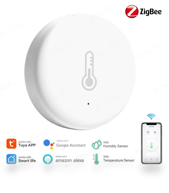 Smart Temperature and Humidity Sensor — Home Climate Control, Super Dream Home