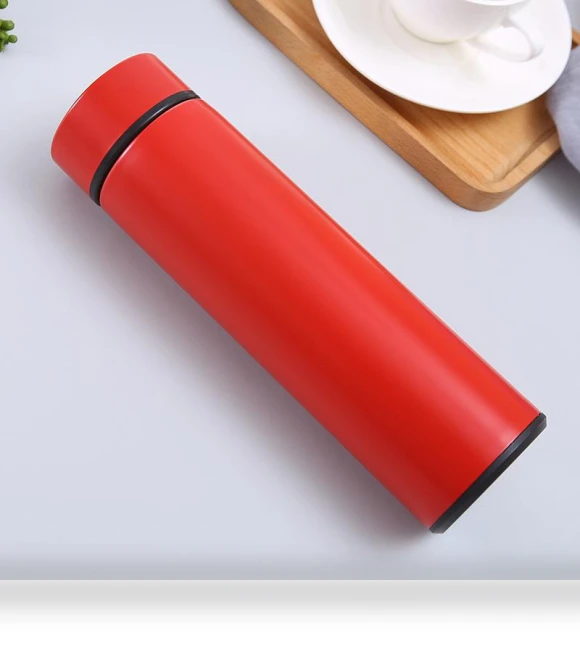 Smart Thermos Stainless Steel Vacuum Insulated Touch Mug — Travel Drinkware, Indoor Furniture