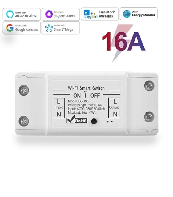 WiFi Smart Switch — Outlet Switches, Homeware Essentials
