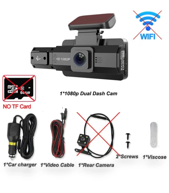 3 Channel Car Dash Cam — Dashboard Cameras, Auto Accessories Home