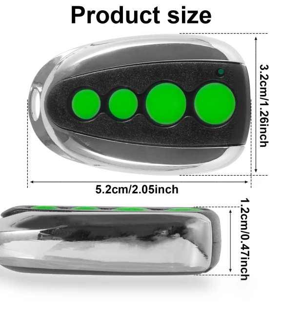 4-Button Remote Control — Keyless Entry, ToyousoniC