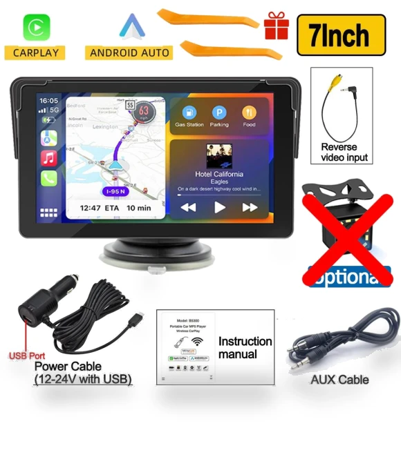 7-inch Car Radio Receiver — Stereo Receivers, Auto Accessories Home