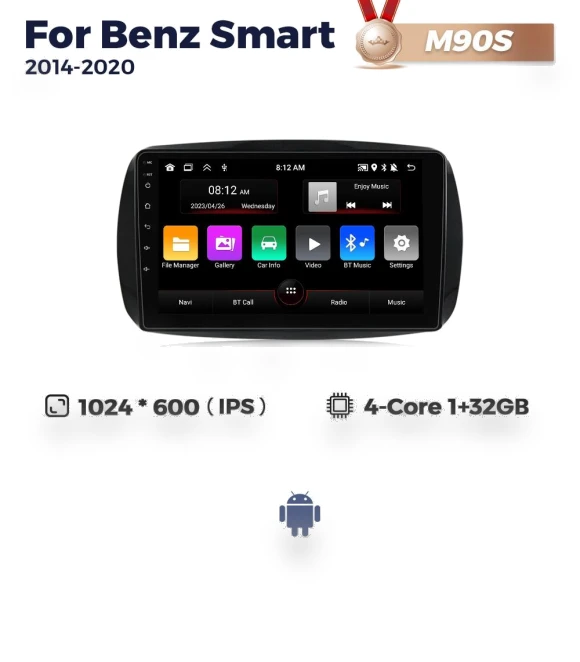9-inch Android Car Radio System — Car Installation Essentials, Auto Launcher