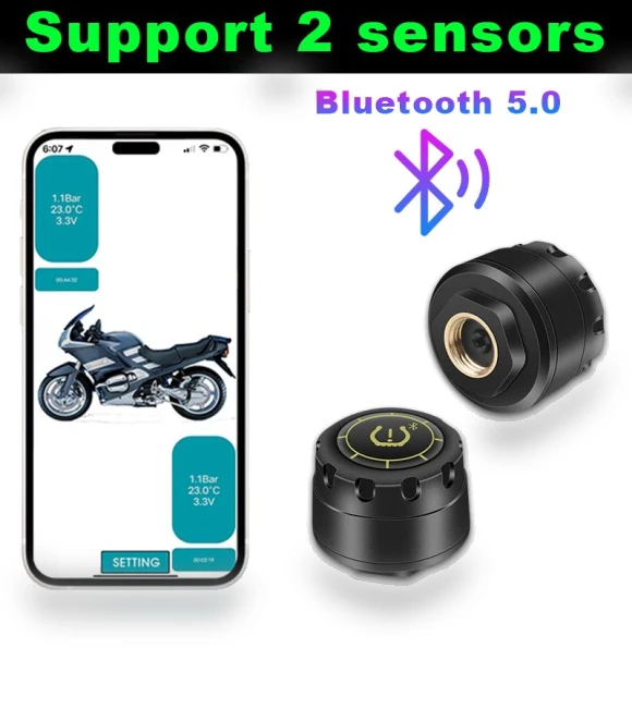 Bluetooth Tire Pressure Monitoring System — TPMS Sensor Replacements, Auto Accessories Home