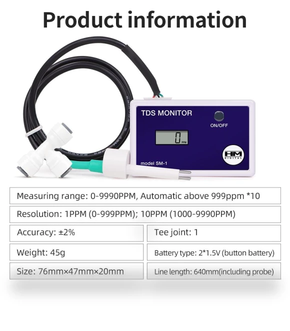 Digital Water Quality Tester — Hydrometers, Super Star Mall