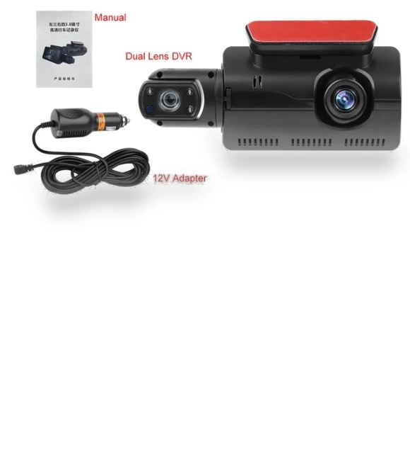 Dual Lens Car Dash Cam — Dashboard Cameras, Auto Accessories Home