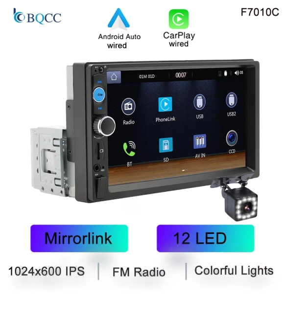 HD IPS Touchscreen Car Stereo System — Stereo Receivers, Auto Launcher