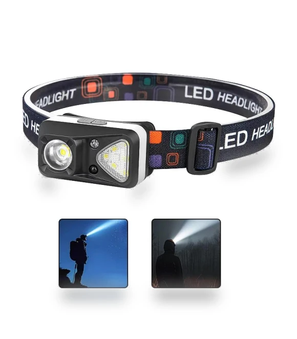 Induction Headlamp LED Sensor Head Lamp — Flashlights, Auto Launcher