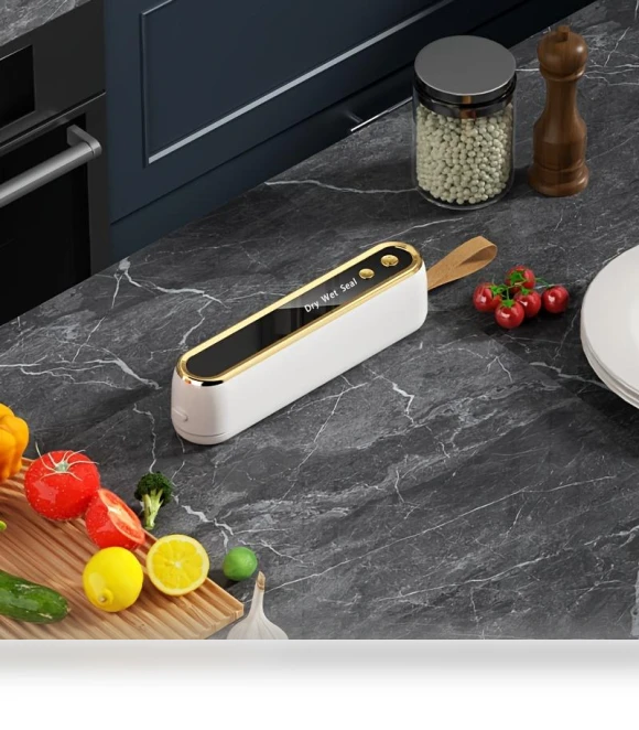 Mini Wireless Fully Automatic Vacuum Sealer — Vacuum Bags, DC-Home-2