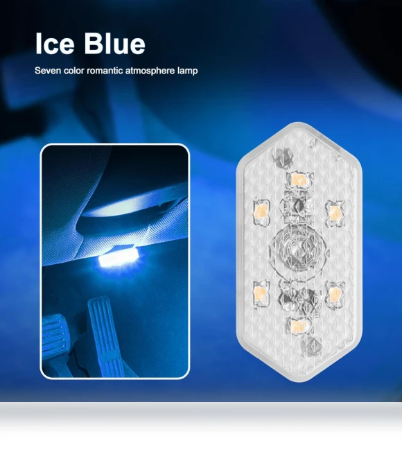 Multicolor Car Lights Mini USB Charging Wireless LED Touch Sensor Light — Light Kit, Cars Auto Home