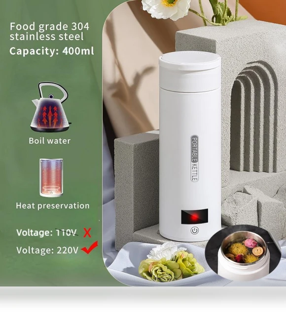 Portable Electric Kettle — Beverage Warmers, DC-HOME-4