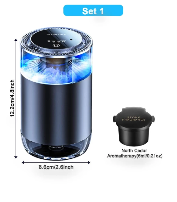 Smart Car Air Freshener Rechargeable Car Aroma Diffuser — Car Air Fresheners, Auto Accessories Home
