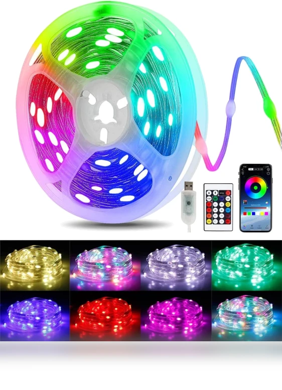 Smart Christmas Light with App Control — String Lights, Plus-size underwear Home