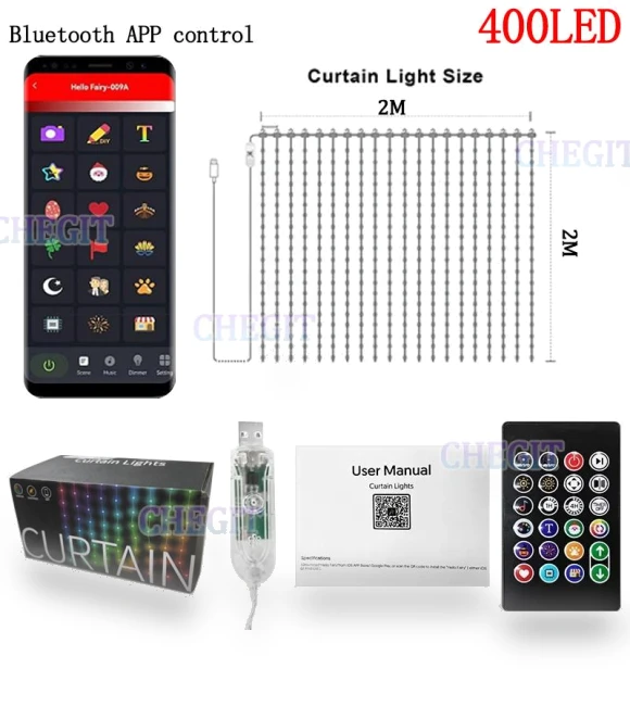 Smart Curtain Lights — String Lights, Home Of Auto Parts
