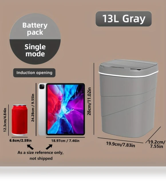 Smart Touchless Trash Bin — Kitchen Cans, World Auto Parts