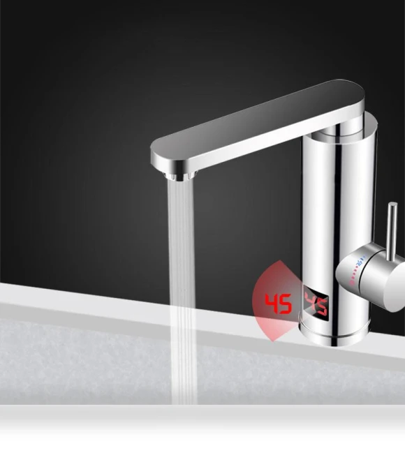 Touch Faucet with Electric Shower — Instant Hot Water Solutions, DC-HOME-4