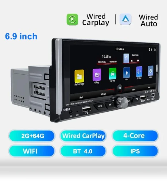 Universal Android 13 Car Radio — Stereo Receivers, Auto Accessories Home
