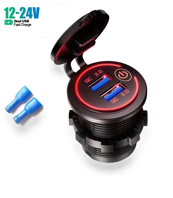 Waterproof Car USB Charger — Chargers, NyPhoenix Auto
