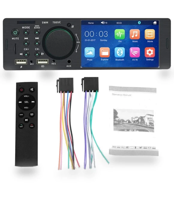 4.1” Touch Screen Car Radio Receiver — Stereo Receivers, Simplistic Living Home
