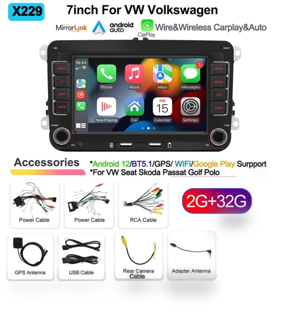 Android 12 Car Radio — Stereo Receivers, Auto Accessories Home
