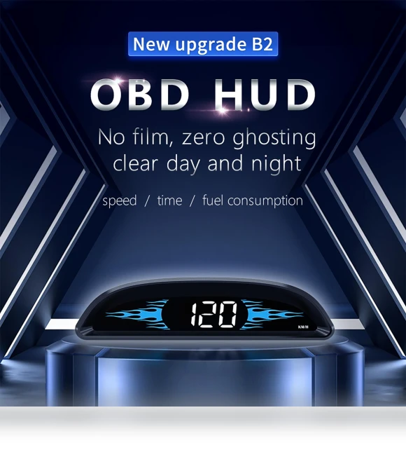 Auto HUD OBD2 GPS Display — Car Accessories & Gadgets, Dream Garage