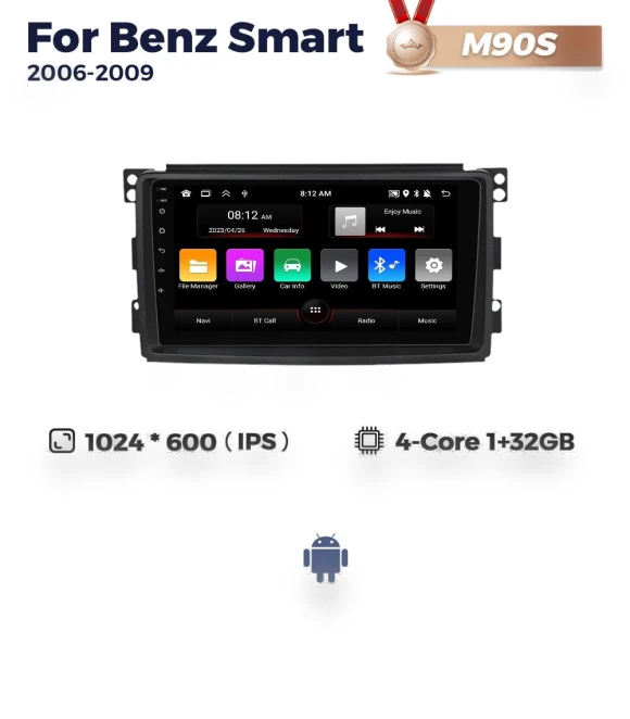 Car Multimedia Player — Stereo Receivers, Auto Launcher