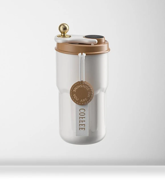 Digital LED Temperature Display Smart Thermos — Beverage Warmers, Optimized General