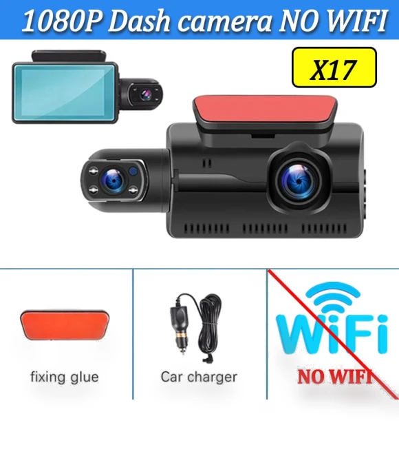Dual Lens Car Dash Cam — Dashboard Cameras, Auto Accessories Home