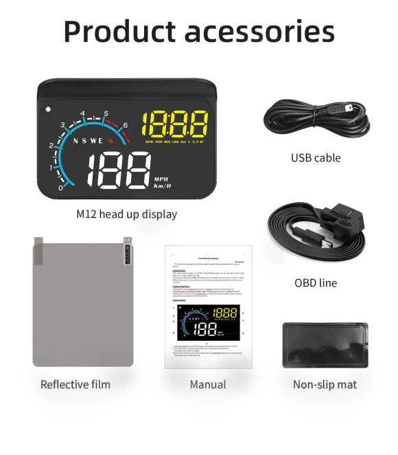 Dual System Head up Display OBD2 Gauges GPS HUD — Car Accessories & Gadgets, Dream Garage