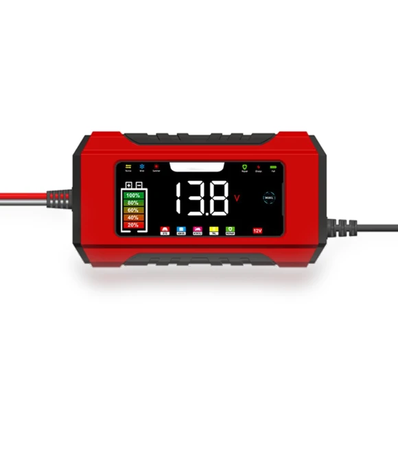 Fully Automatic Car Battery Charger Pulse Repair LCD Battery Charger — Chargers, Build My Home