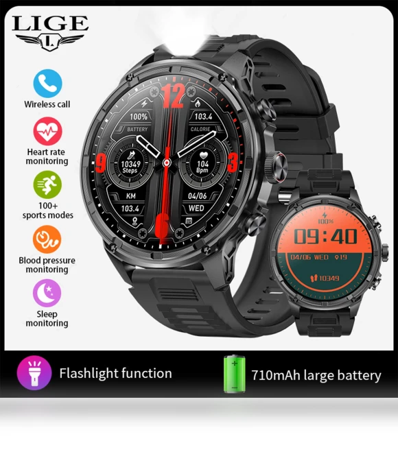 Military Smart Watch — Smartwatches, LIGE