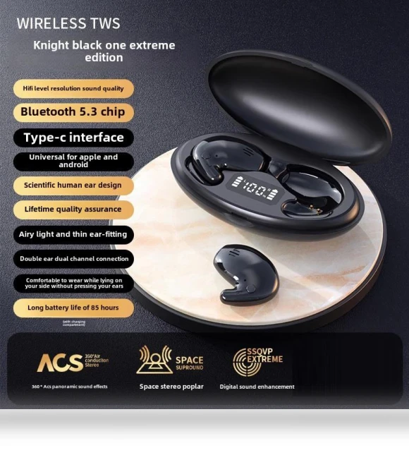 Sleep Bluetooth Headphones — Over-Ear Headphones, QUEED