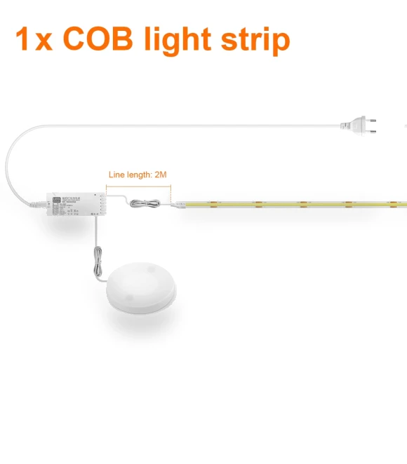 Under Cabinet Display COB LED Strip Light — Under-Cabinet Mounts, Supermarket GO
