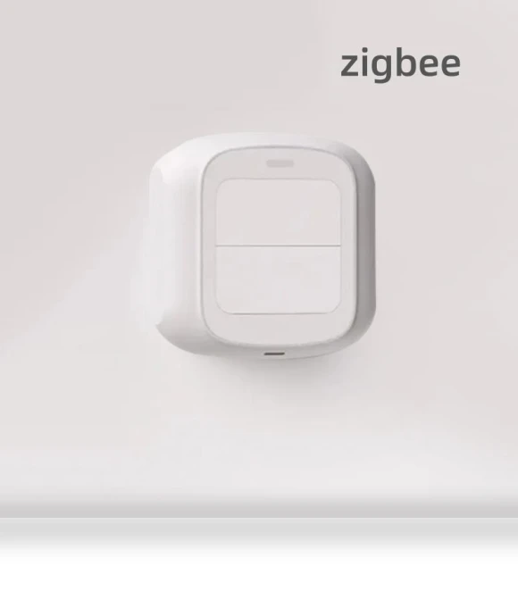 Wireless 2-Channel Scene Switch ZigBee Push Remoter Panel — Smart Home Hubs & Controllers, Home Of Auto Parts
