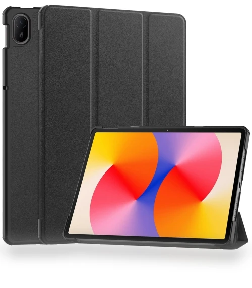 3-Fold Holder Smart Leather Tablet Case for Huawei Matepad SE 11 — Keyboard Cases, Huawei