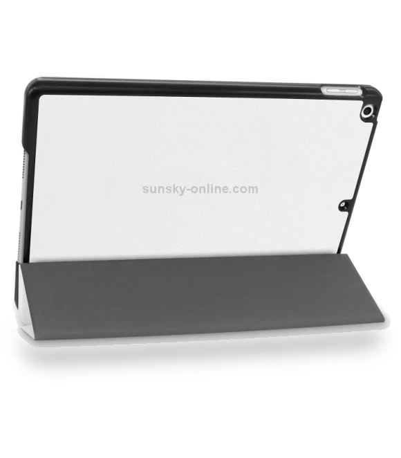 Custer Texture Horizontal Flip Smart PU Leather Case for iPad 10.2 — Keyboard Cases
