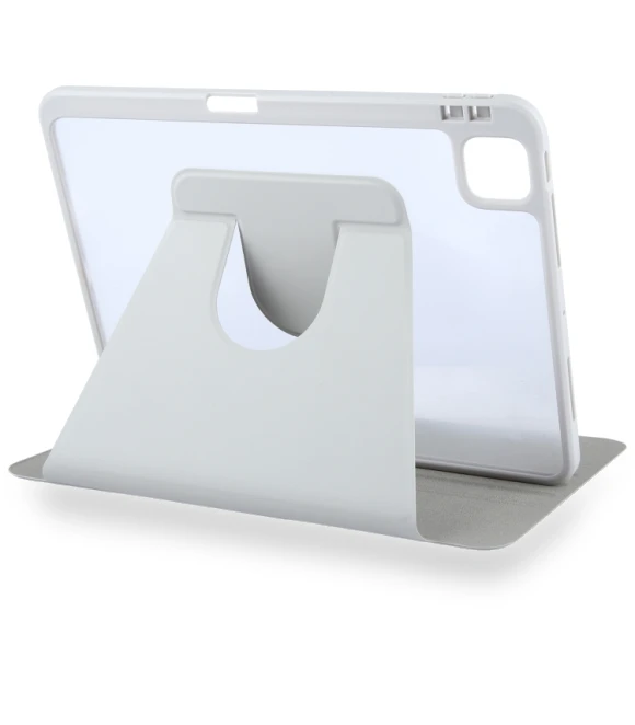 Acrylic TPU 3-folding Rotating Smart Tablet Leather Case for iPad 10th Gen 10.9 2022 — Protective Cases, GEBEI