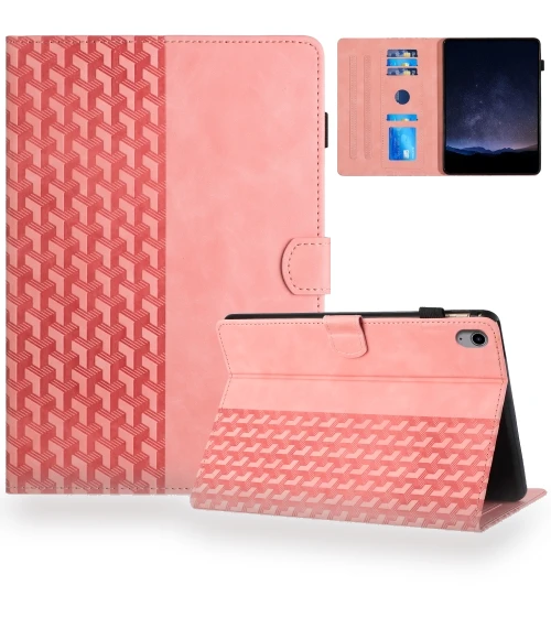 Building Blocks Embossed Leather Smart Tablet Case for iPad 10th Gen 10.9 2022 — Keyboard Cases
